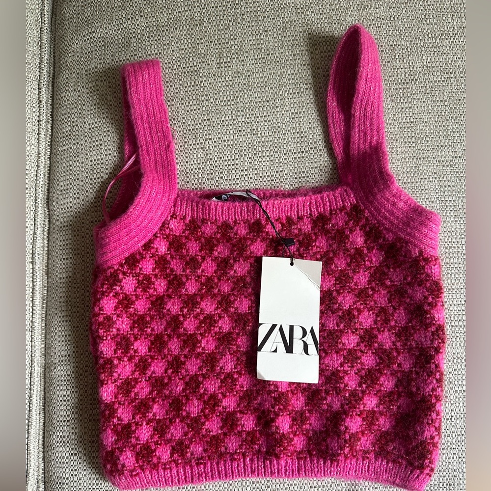 NWT Zara Knit Crop Top Size S